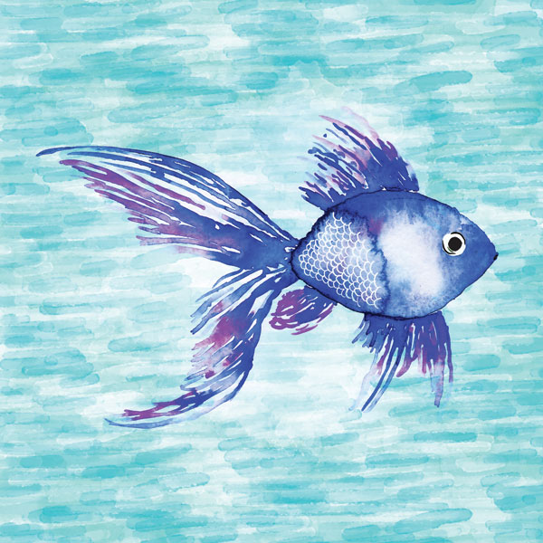 Deep Sea Blue Fish