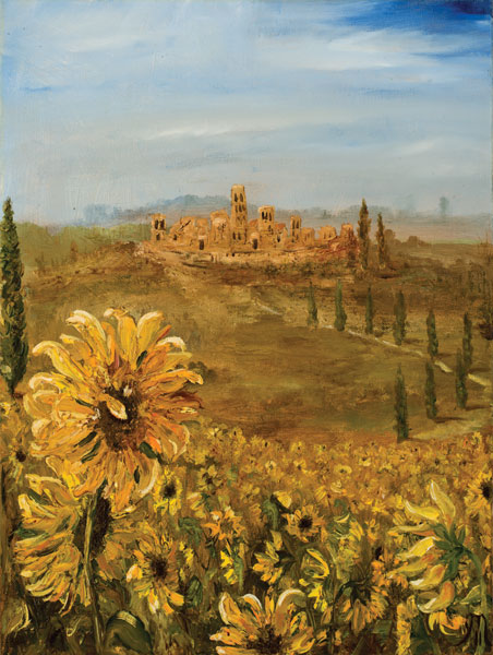 Tuscan Sunflowers I