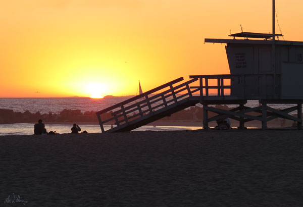 Sunset Lifeguard