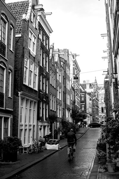 Amsterdam Black & White Street