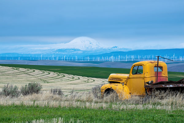 Old Truck & Mt Adams