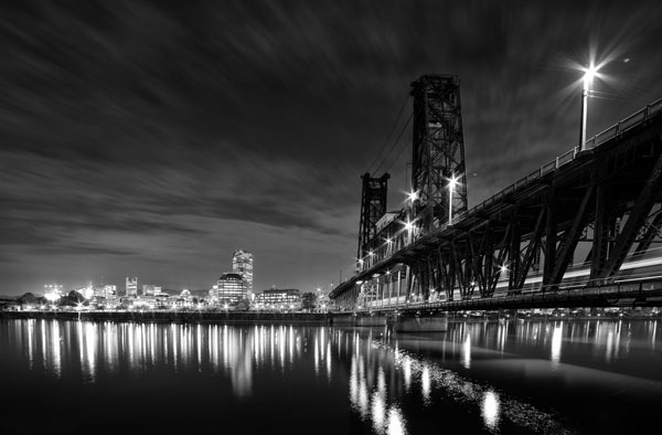 Steel Bridge BW