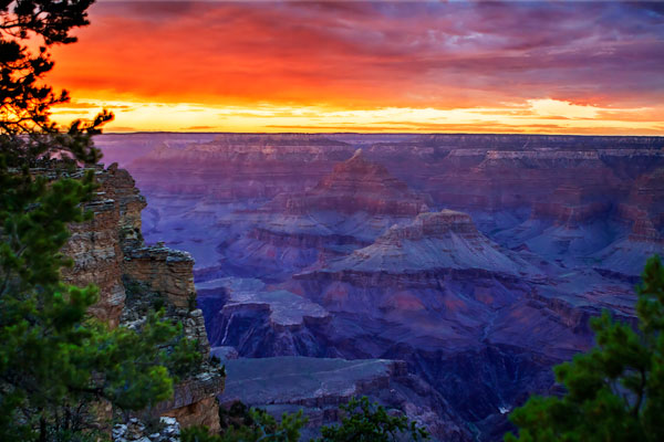 Fiery Sky I