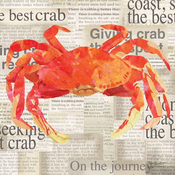 Crab Newsprint